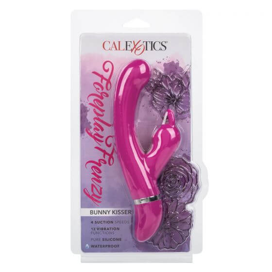 California Exotic Novelties Foreplay Frenzy Bunny Kisser Rabbit Vibrator at $34.99