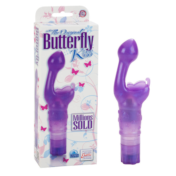 California Exotic Novelties The Original Butterfly Kiss Purple Vibrator at $14.99