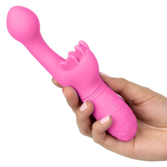 California Exotic Novelties Rechargeable Butterfly Kiss Pink Vibrator at $37.99