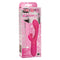 Butterfly Kiss Flutter Pink Rabbit Vibrator packaging with features listed from California Exotic Novelties.