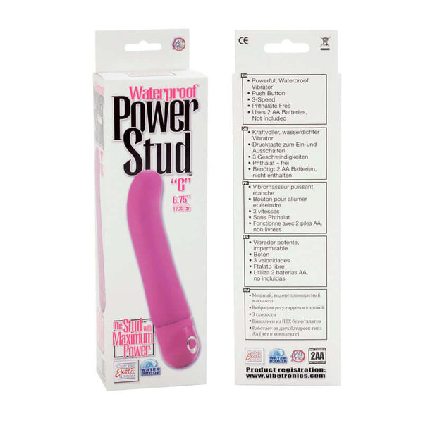 California Exotic Novelties POWER STUD G W/P PINK at $16.99