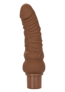 California Exotic Novelties Rechargeable Power Stud Curvy Brown Vibrator at $39.99