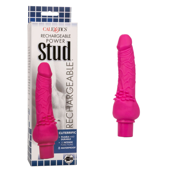 California Exotic Novelties Rechargeable Power Stud Cliterrific Pink Vibrator at $39.99