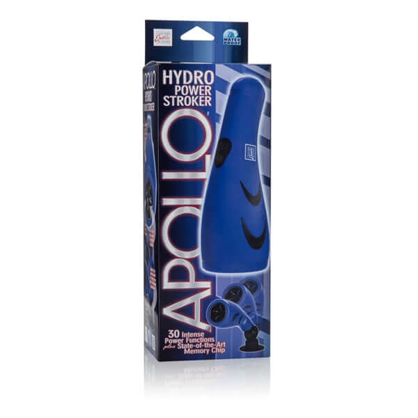 California Exotic Novelties Apollo Hydro Power Stroker Blue at $59.99