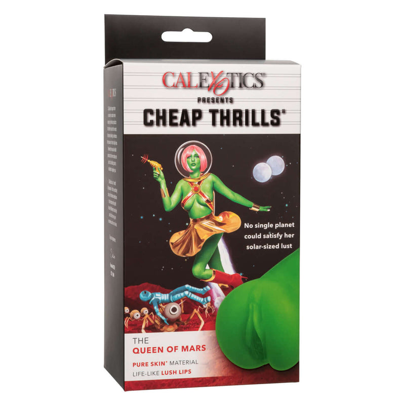 Cheap Thrills: Queen of Mars - Hulk Green Pussy Stroker by California Exotic Novelties