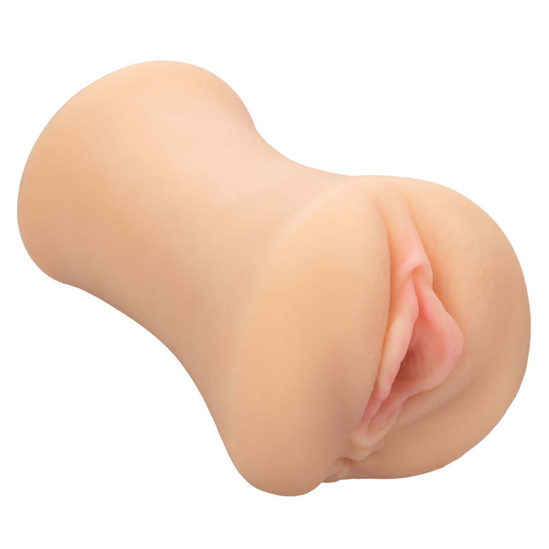 California Exotic Novelties Stroke It Juicy Pussy Stroker Ivory, Beige at $24.99