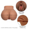 Stroke It BBL Booty Brown stroker with dual realistic chambers, lifelike pink lips, and enticing round design.