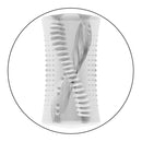 California Exotic Novelties Cyclone Dual Ribbed Stroker - Clear 5.5 Inches, easy-grip design, dual ribbed chambers, innovative masturbator