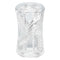 Clear 5.5-inch Cyclone Dual Ribbed Stroker from California Exotic Novelties featuring easy-grip design and dual ribbed chambers for extra stimulation