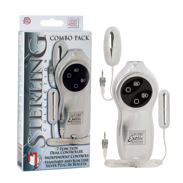Sterling Collection Combo 5 with 7-function controller and independent controls for customizable pleasure.