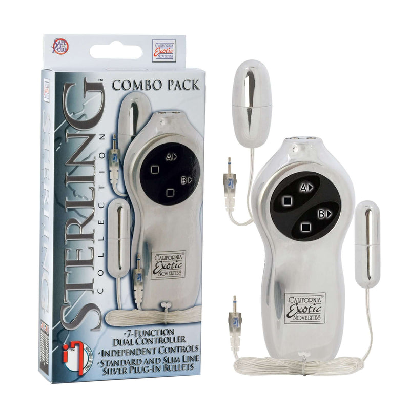 Sterling Collection Combo 5 with 7-function controller and independent controls for customizable pleasure.