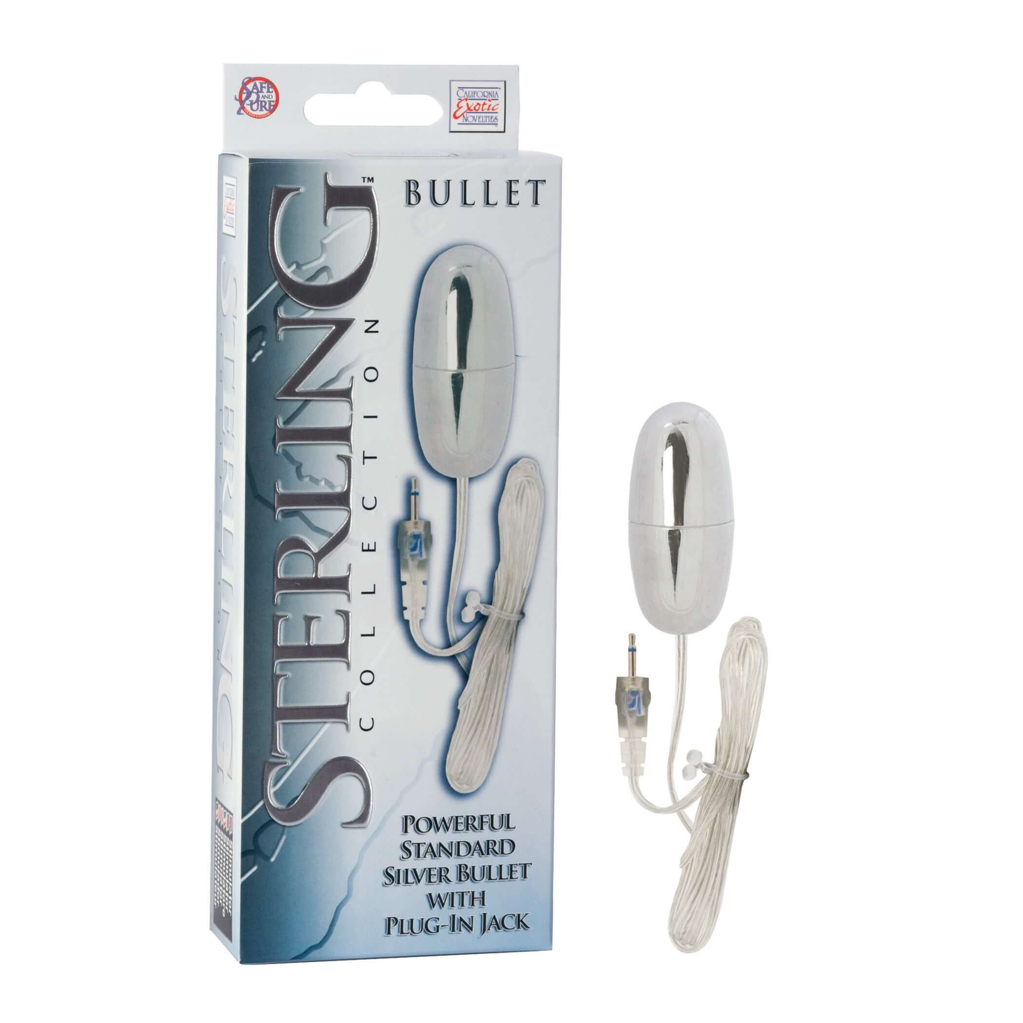 Sterling Collection Silver Bullet Vibrator - Phthalate-Free Sterling Collection Silver Bullet Vibrator - Phthalate-Free