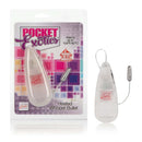 Pocket Exotics Heated Whisper Bullet Vibrator in packaging with warming and vibrating features