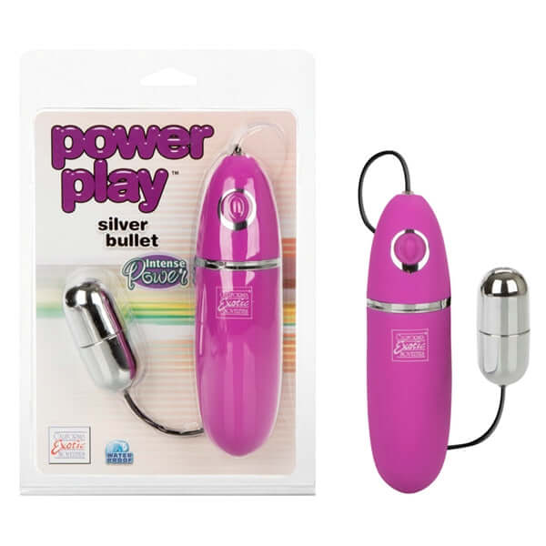 California Exotic Novelties Power Play Silver Bullet Vibrator at $19.99