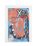 California Exotic Novelties X-10 Anal Beads Black at $7.99