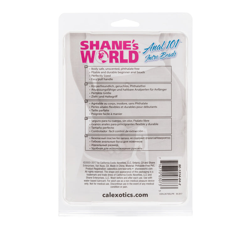 SHANES WORLD ANAL 101 INTRO BEADS PINK-6