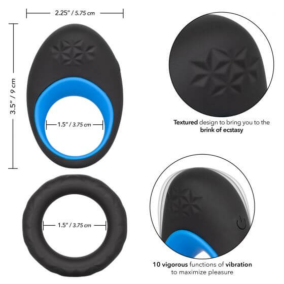 California Exotic Novelties Link Up Max Dual Stimulating Cock Ring at $49.99