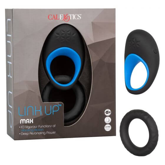 California Exotic Novelties Link Up Max Dual Stimulating Cock Ring at $49.99