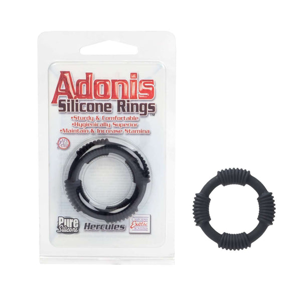 California Exotic Novelties Adonis Silicone Ring Hercules Black at $3.99