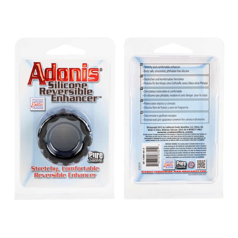 California Exotic Novelties Adonis Silicone Reversible Enhancer Black at $7.99