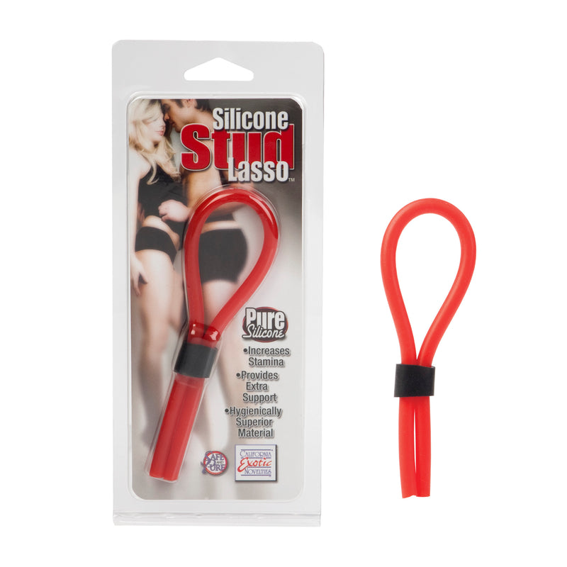 California Exotic Novelties SILICONE STUD LASSO RED at $6.99