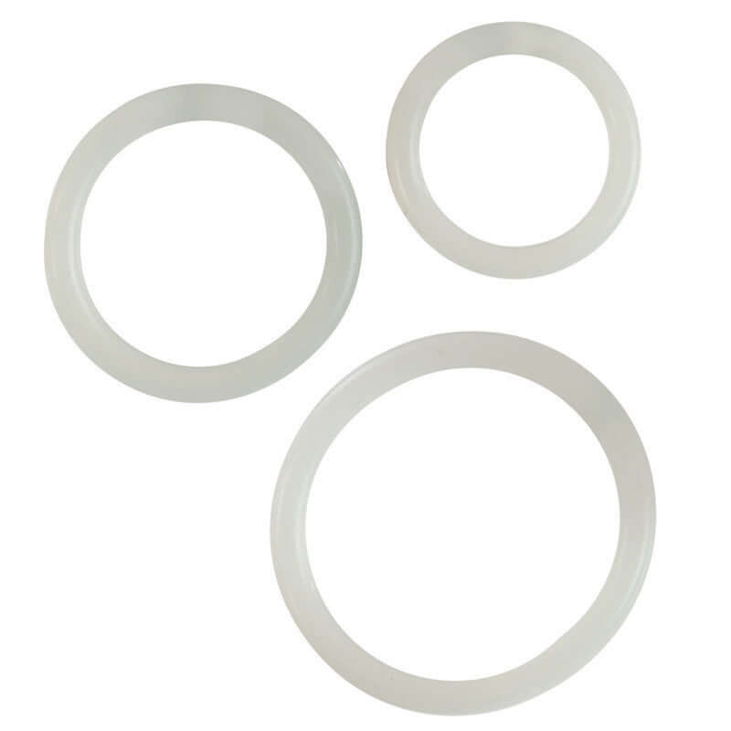 California Exotic Novelties Tri-Rings Glow In The Dark at $5.99