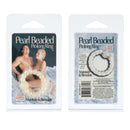 California Exotic Novelties Pearl Beaded Prolong Ring White at $9.99