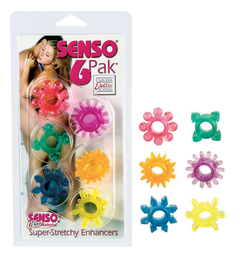 California Exotic Novelties SENSO 6 PAK at $6.99