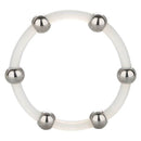 California Exotic Novelties Steel Beaded Silicone Ring XL from California Exotic Novelties at $7.99
