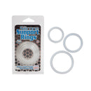 California Exotic Novelties Silicone Support Rings Clear 3 piece set at $4.99