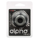 Alpha Liquid Silicone Prolong Set of 2 Rings in packaging - Enhancer by California Exotic Novelties for intimate experiences.