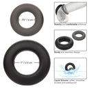Alpha Liquid Silicone Prolong Set of 2 Rings with stretchable, seamless design, available in two sizes, crafted from durable Liquid Silicone.