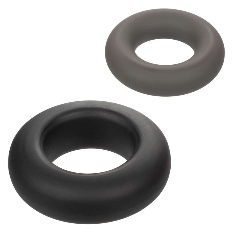 Alpha Liquid Silicone Prolong Set of 2 Rings for Enhanced Intimate Pleasure and Comfort