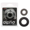 Alpha Liquid Silicone Prolong Set of 2 Rings with packaging from California Exotic Novelties, designed for enhancing intimate pleasure.