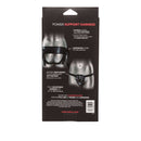 Love Rider Power Support Harness back packaging showcasing adjustable design for hands-free pleasure and support.