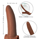 California Exotic Novelties Original Accommodator Latex Dong Brown at $21.99