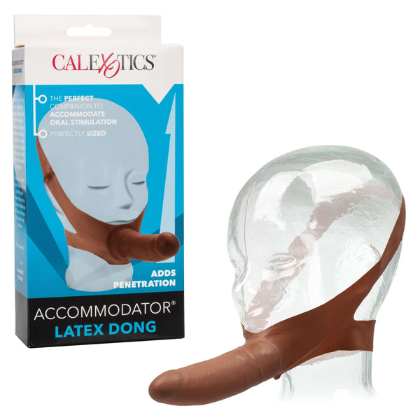 California Exotic Novelties Original Accommodator Latex Dong Brown at $21.99