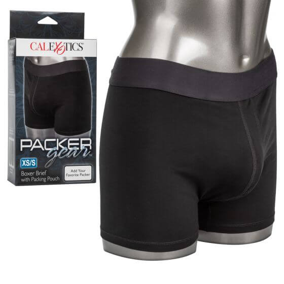 "Packer Gear Boxer Brief with Packing Pouch for Comfort and Style"