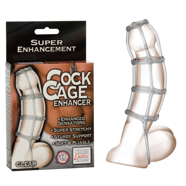 California Exotic Novelties Cock Cage Enhancer Clear at $7.99