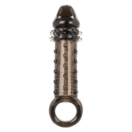 Ultimate Stud Extender Smoke with studded surface for enhanced pleasure and stamina