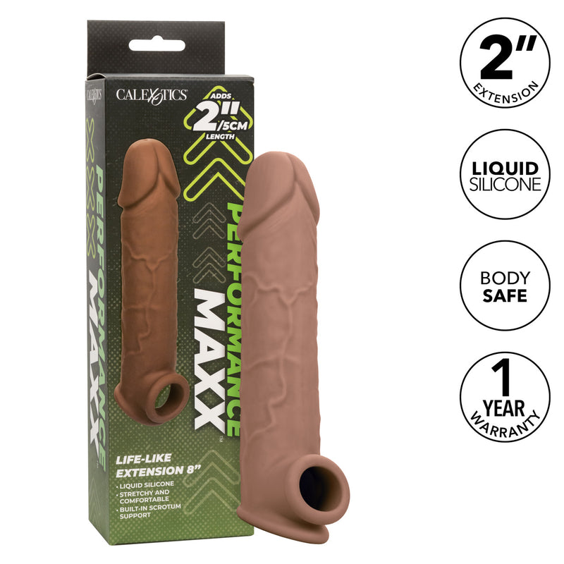 PERFORMANCE MAXX LIFE-LIKE EXTENSION 8IN BROWN-4