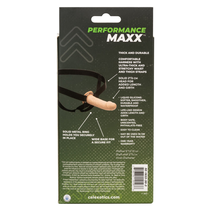 Performance Maxx Life-Like Extension with Harness - Ivory Light Skin Tone