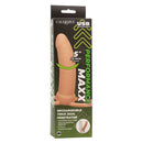 Performance Maxx Rechargeable Thick Dual Penetrator Ivory packaging showing 5" size and 10 vibration functions.