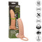 Performance Maxx Rechargeable Thick Dual Penetrator Ivory with 10 functions, featuring liquid silicone, USB rechargeable, waterproof design