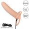 Performance Maxx Rechargeable Thick Dual Penetrator Ivory with USB charging cord - Body Safe and Whisper Quiet
