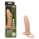 Performance Maxx USB Rechargeable Thick Dual Penetrator in Ivory with Packaging from California Exotic Novelties.