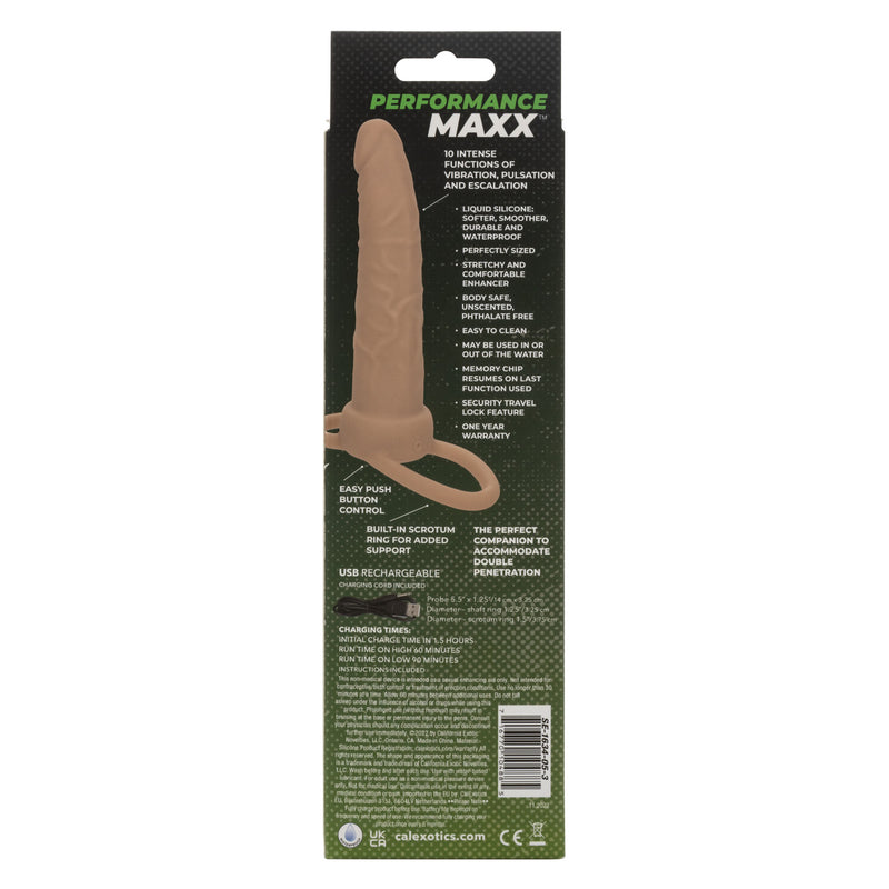 PERFORMANCE MAXX RECHARGEABLE DUAL PENETRATOR IVORY-3