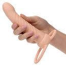 PERFORMANCE MAXX RIBBED DUAL PENETRATOR IVORY-3