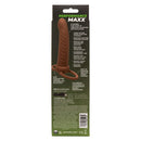 PERFORMANCE MAXX RIBBED DUAL PENETRATOR BROWN-1