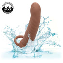 PERFORMANCE MAXX RIBBED DUAL PENETRATOR BROWN-7